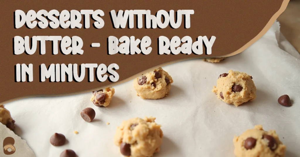 Cookie dough balls made with oil instead of butter on a baking tray ready to bake.