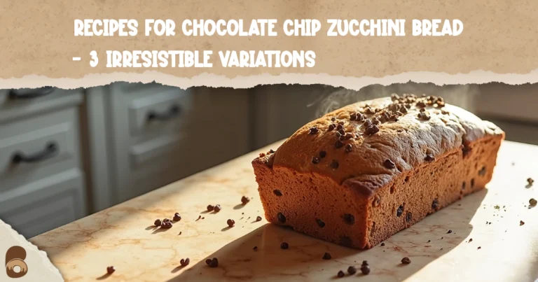 recipes for chocolate chip zucchini bread